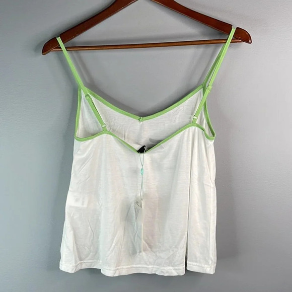 MINKPINK 3 Piece Christmas Sleepwear White Black Green Eggnog Elves Dasher XS - Picture 4 of 8